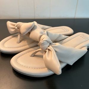 Target A New Day Ivory Sandals- like new!